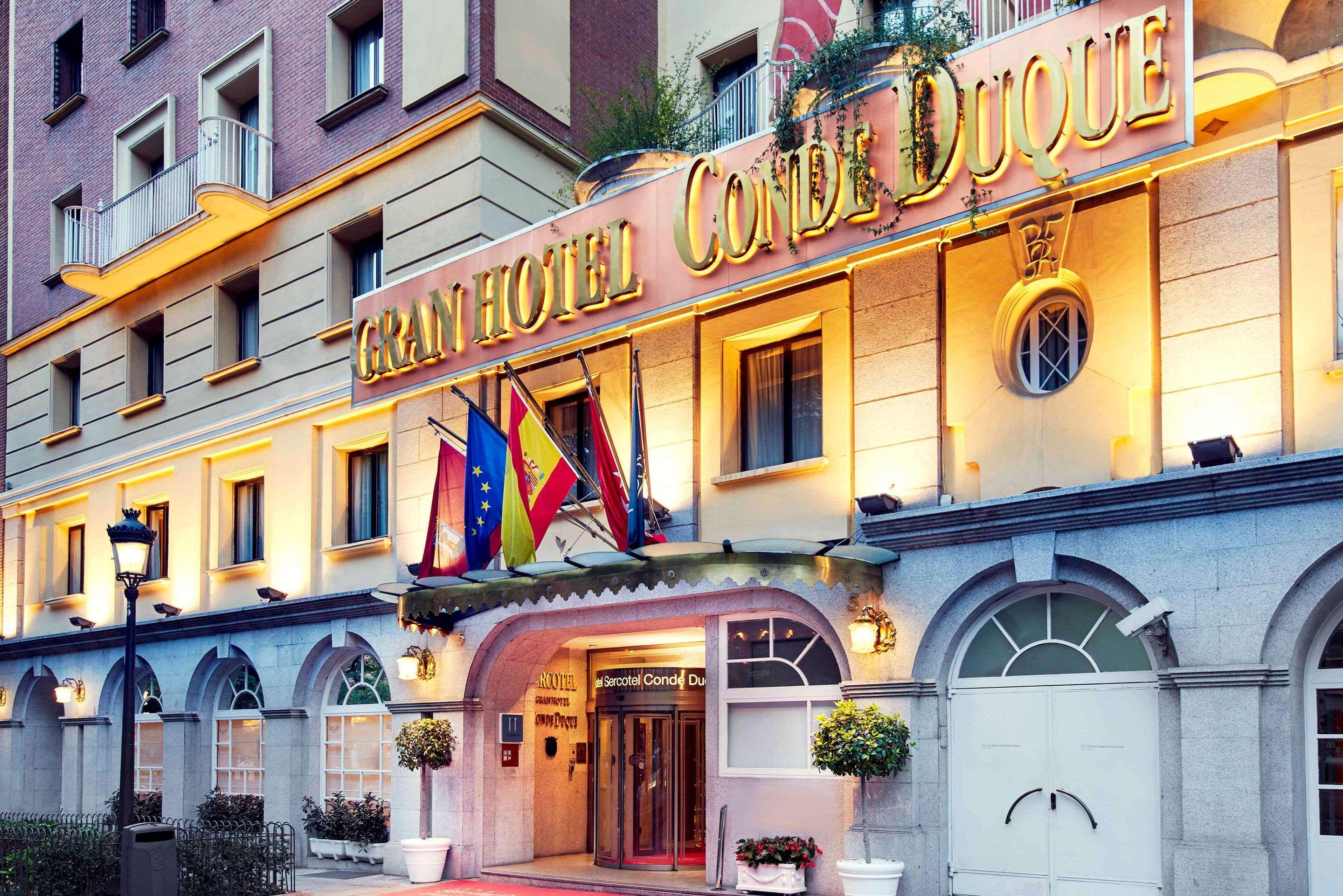 Sercotel Gran Hotel Conde Duque Madryt Zewnętrze zdjęcie